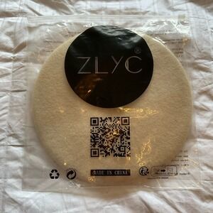 Wool Beret Hat Classic Solid Color French Beret for Women Neutral Ivory Style